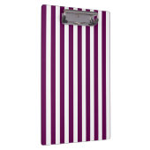 Pflaume und weiße Streifen Klemmbrett (Rechts)