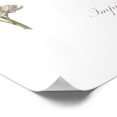 Pflaume, Veilchen Poster (Ecke)