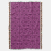 Pflaumen-Arabeske-Muster Decke (Vorderseite Vertikal)