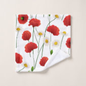 Pflaumen Badhandtuch Set (Waschlappen)