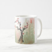 Pflaumen-Baum-Kaffee-Tasse Kaffeetasse (VorderseiteRechts)