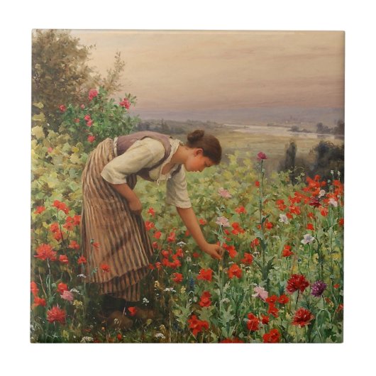 Pflaumen (Bläserszene) (Feld Blume) Fliese (Vorderseite)