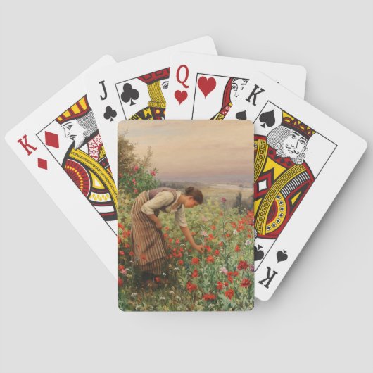 Pflaumen (Bläserszene) (Feld Blume) Spielkarten (Rückseite)