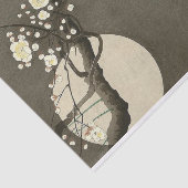 Pflaumen-Blüten nachts durch Ohara Koson elegant Seidenpapier (Ausschnitt)