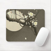 Pflaumen-Blüten nachts durch Ohara Koson Vintag Mousepad (Mit Mouse)