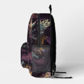 Pflaumen der Tiefen Bedruckter Rucksack (Rechts)