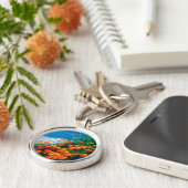 Pflaumen entlang der Pazifikküste bei Big Sur Schlüsselanhänger (Seite)