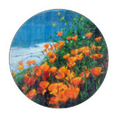 Pflaumen entlang der Pazifikküste bei Big Sur Schneidebrett (Vorderseite)