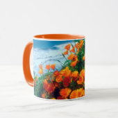 Pflaumen entlang der Pazifikküste bei Big Sur Tasse (Vorderseite Links)
