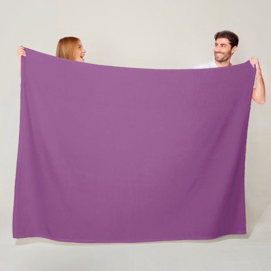 Pflaumen-Fleece-Decke Fleecedecke (Beispiel)