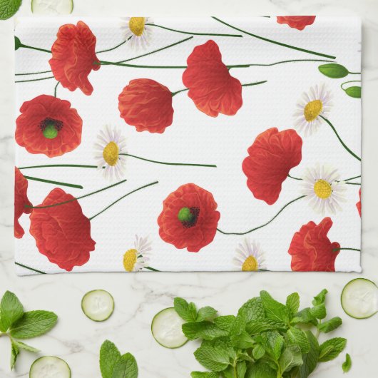 Pflaumen Geschirrtuch (Gefaltet)