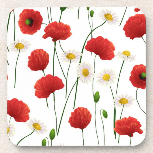 Pflaumen Getränkeuntersetzer (Vorderseite)