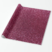 Pflaumen-Glitter Geschenkpapier (Ungerollt)