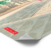 Pflaumen in Kitano Shrine Tokuriki Tomikichiro Poster (Ecke)