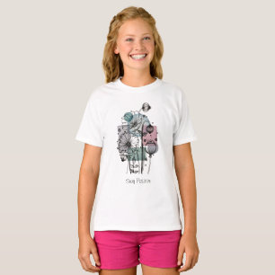 Pflaumen in Tinte und Wasserfarbe T-Shirt