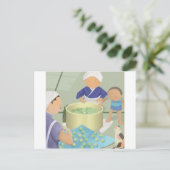 Pflaumen Postkarte (Stehend Vorderseite)