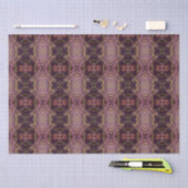 Pflaumen-Purple- und Goldmarmor  Seidenpapier (Handwerk)