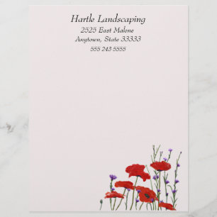 Pflaumen und Bachelortasten, Letterhead oder Flyer