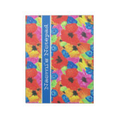 Pflaumen und Blumen - Anpassbarer Editor Notizblock (Rotiert)