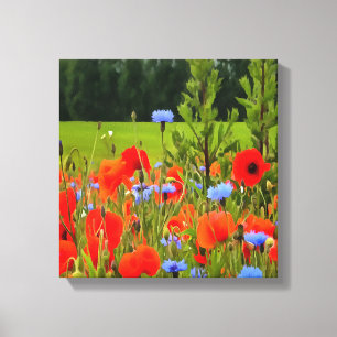 Pflaumen und Blumen Realistische Landschaft Kunst Leinwanddruck