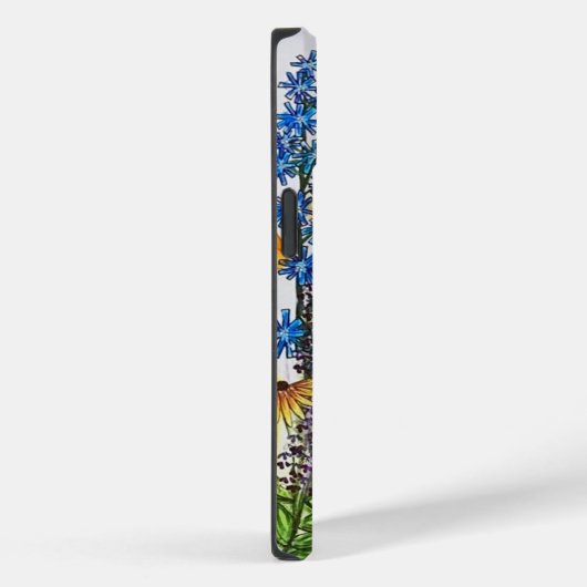Pflaumen und Kornblumen Case-Mate iPhone Hülle (Rückseite / Rechts)