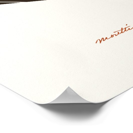 Pflaumen und Muster Poster (Ecke)