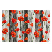 Pflaumen und Streifen Kissenbezug (Rückseite)