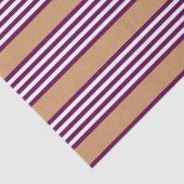 Pflaumen und weiße Streifen mit bräunlicher Farbe Seidenpapier (Detail)