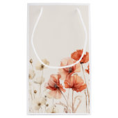 Pflaumen und Wildblumen Kleine Geschenktüte (Rückseite)