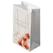 Pflaumen und Wildblumen Kleine Geschenktüte (Vorderseite Schrägansicht)