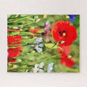 Pflaumen und Wildblumen Puzzle (Horizontal)