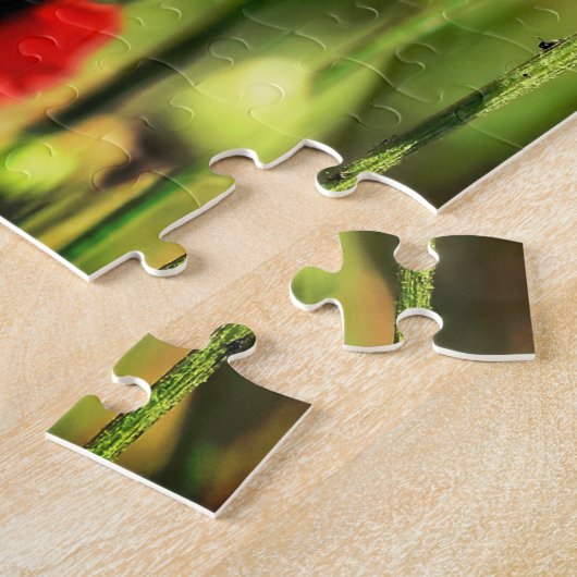 Pflaumen und Wildblumen Puzzle (Seite)