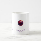Pflaumen Valentines Kaffeetasse (Mittel)