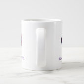 Pflaumen Valentinstage Jumbo-Tasse (Rückseite)