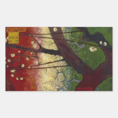 Pflaumenaufkleber Rechteckiger Aufkleber (Vorderseite)