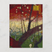 Pflaumenbaum Postkarte (Vorderseite)