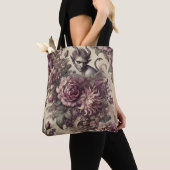 Pflaumenblättern - gotisches Blumendesign Tasche (Von Nahem)