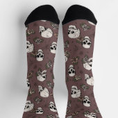 Pflaumenblättern und Rose Socken (Oben)