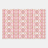 Pflaumenblätterpapier Geschenkpapier Set (Vorderseite 3)