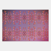 Pflaumenblätterpapier Geschenkpapier Set (Vorderseite)