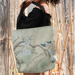 Pflaumenblossom in der Frühjahrstollen Tasche