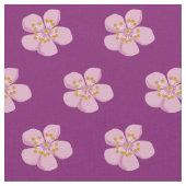 Pflaumenblume Stoff (Nahaufnahme)