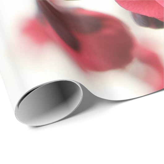 Pflaumenblüte Feder rosa Blume Packpapier (Rolleneckpunkt)