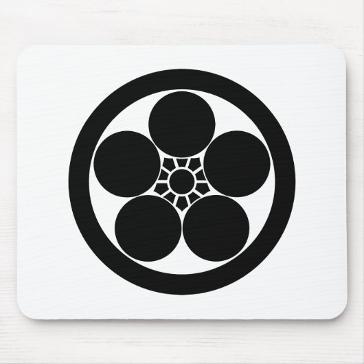 Pflaumenblüte im Umebachi-Stil Mousepad (Vorne)