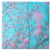 Pflaumenblüten Fliese (Vorderseite)