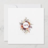 Pflaumenblüten-Hochzeit Save the Date Karte (Rückseite)