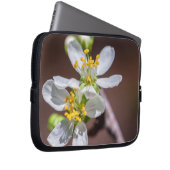 Pflaumenblüten Laptopschutzhülle (Vorne Rechts)