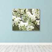 Pflaumenblüten Leinwanddruck (Insitu (Holzboden))