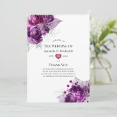 Pflaumenblütenhochzeit und Hochzeit von Wasserfarb Programm (Stehend Vorderseite)