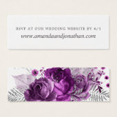 Pflaumenblütenhochzeit und Silberfarbenblütenhochz (Vorne & Hinten)